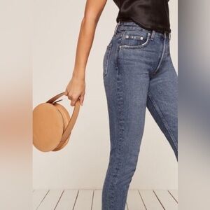 Reformation X Mint & Rose Anne leather bag cognac NWT